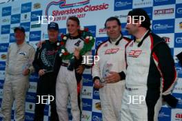 Silverstone Classic  28-30 July 2017 At the Home of British Motorsport Gallet Trophy for Pre66 GT Podium Free for editorial use only Photo credit –  JEP 