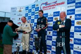 Silverstone Classic  28-30 July 2017 At the Home of British Motorsport Gallet Trophy for Pre66 GT Podium Free for editorial use only Photo credit –  JEP 