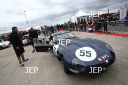 Silverstone Classic  28-30 July 2017 At the Home of British Motorsport Gallet Trophy for Pre66 GT MELLING Martin, MINSHAW Jason, Jaguar E-Type Free for editorial use only Photo credit –  JEP 