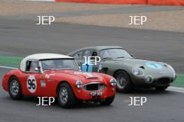 Silverstone Classic  28-30 July 2017 At the Home of British Motorsport Gallet Trophy for Pre66 GT FRIEDRICHS Wolfgang, MALLOCK Michael, Aston Martin DP214 Free for editorial use only Photo credit –  JEP 