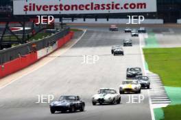 Silverstone Classic  28-30 July 2017  At the Home of British Motorsport  Katarina Kyvalova Jaguar E-Type Free for editorial use only Photo credit – JEP