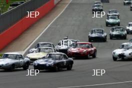 Silverstone Classic  28-30 July 2017  At the Home of British Motorsport  Niklas Halusa Jaguar E Type Free for editorial use only Photo credit – JEP