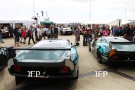 Silverstone Classic  28-30 July 2017 At the Home of British Motorsport Jaguar XJ220 Free for editorial use only Photo credit –  JEP 