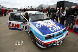 Silverstone Classic  28-30 July 2017 At the Home of British Motorsport JET Super Touring Paul Mensley Ford Sierra RS500	 Free for editorial use only Photo credit –  JEP 