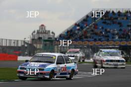 Silverstone Classic  28-30 July 2017 At the Home of British Motorsport JET Super Touring Paul Mensley Ford Sierra RS500	 Free for editorial use only Photo credit –  JEP 