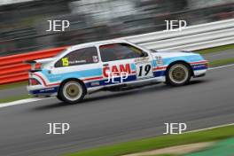 Silverstone Classic  28-30 July 2017 At the Home of British Motorsport JET Super Touring Paul Mensley Ford Sierra RS500	 Free for editorial use only Photo credit –  JEP 