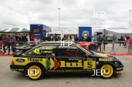 Silverstone Classic  28-30 July 2017 At the Home of British Motorsport JET Super Touring LINFOOT Paul/JONES Karl, Ford Sierra RS500 Free for editorial use only Photo credit –  JEP 