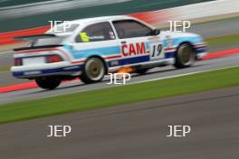 Silverstone Classic  28-30 July 2017 At the Home of British Motorsport JET Super Touring Paul Mensley Ford Sierra RS500	 Free for editorial use only Photo credit –  JEP 