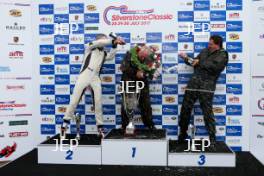 Silverstone Classic  28-30 July 2017 At the Home of British Motorsport Maserati HPGCA Pre 66 GP Podium Free for editorial use only Photo credit –  JEP 