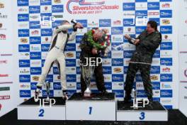 Silverstone Classic  28-30 July 2017 At the Home of British Motorsport Maserati HPGCA Pre 66 GP Podium Free for editorial use only Photo credit –  JEP 