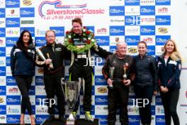 Silverstone Classic  28-30 July 2017 At the Home of British Motorsport Maserati HPGCA Pre 66 GP Podium Free for editorial use only Photo credit –  JEP 