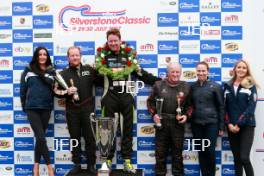 Silverstone Classic  28-30 July 2017 At the Home of British Motorsport Maserati HPGCA Pre 66 GP Podium Free for editorial use only Photo credit –  JEP 