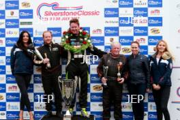 Silverstone Classic  28-30 July 2017 At the Home of British Motorsport Maserati HPGCA Pre 66 GP Podium Free for editorial use only Photo credit –  JEP 