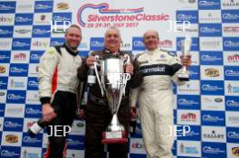 Silverstone Classic  28-30 July 2017 At the Home of British Motorsport Maserati HPGCA Pre 66 GP Podium Free for editorial use only Photo credit –  JEP 