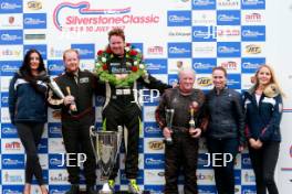 Silverstone Classic  28-30 July 2017 At the Home of British Motorsport Maserati HPGCA Pre 66 GP Podium Free for editorial use only Photo credit –  JEP 