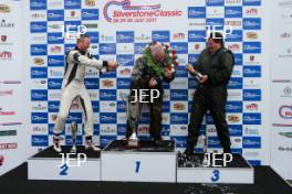 Silverstone Classic  28-30 July 2017 At the Home of British Motorsport Maserati HPGCA Pre 66 GP Podium Free for editorial use only Photo credit –  JEP 