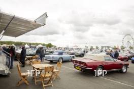 Silverstone Classic 28-30TH July 2017 At the Home of British Motorsport Village Green Aston Martin Free for editorial use only Please credit â€“ Oliver Edwards