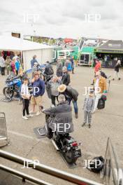 Silverstone Classic 28-30TH July 2017 At the Home of British Motorsport Village Green Triumph Free for editorial use only Please credit â€“ Oliver Edwards