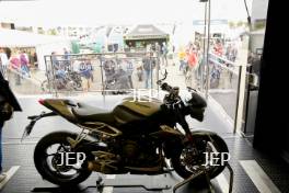 Silverstone Classic 28-30TH July 2017 At the Home of British Motorsport Village Green Triumph Free for editorial use only Please credit â€“ Oliver Edwards