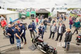 Silverstone Classic 28-30TH July 2017 At the Home of British Motorsport Village Green Triumph Free for editorial use only Please credit â€“ Oliver Edwards