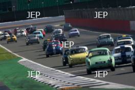 Silverstone Classic  28-30 July 2017 At the Home of British Motorsport RAC Tourist Trophy for Pre 63 GT Race Start Free for editorial use only Photo credit –  JEP 