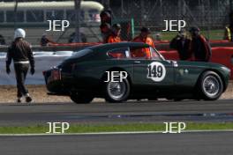 Silverstone Classic  28-30 July 2017  At the Home of British Motorsport  Woodgate-Greaves	Aston Martin DB Mk3 Free for editorial use only Photo credit – JEP