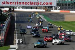 Silverstone Classic  28-30 July 2017 At the Home of British Motorsport RAC Tourist Trophy for Pre 63 GT Race Start Free for editorial use only Photo credit –  JEP 