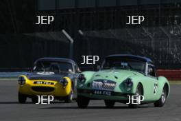 Silverstone Classic  28-30 July 2017 At the Home of British Motorsport RAC Tourist Trophy for Pre 63 GT ELLIS Mark, DANIELL Mark, MG MGA Twin Cam  Free for editorial use only Photo credit –  JEP 