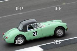 Silverstone Classic  28-30 July 2017 At the Home of British Motorsport RAC Tourist Trophy for Pre 63 GT ELLIS Mark, DANIELL Mark, MG MGA Twin Cam  Free for editorial use only Photo credit –  JEP 