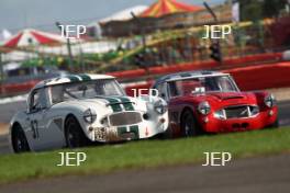 Silverstone Classic  28-30 July 2017  At the Home of British Motorsport  KNIGHT Richard, WOOLMER Richard, Austin Healey Free for editorial use only Photo credit – JEP