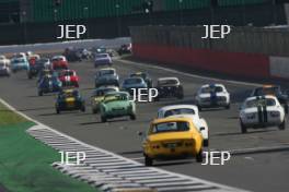 Silverstone Classic  28-30 July 2017 At the Home of British Motorsport RAC Tourist Trophy for Pre 63 GT Race Start Free for editorial use only Photo credit –  JEP 