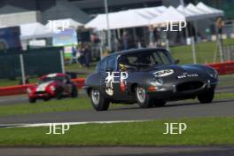 Silverstone Classic  28-30 July 2017  At the Home of British Motorsport  Kirkaldy-Watson Jaguar E-Type Free for editorial use only Photo credit – JEP