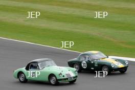 Silverstone Classic  28-30 July 2017 At the Home of British Motorsport RAC Tourist Trophy for Pre 63 GT ELLIS Mark, DANIELL Mark, MG MGA Twin Cam  Free for editorial use only Photo credit –  JEP 