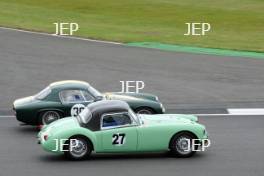 Silverstone Classic  28-30 July 2017 At the Home of British Motorsport RAC Tourist Trophy for Pre 63 GT ELLIS Mark, DANIELL Mark, MG MGA Twin Cam  Free for editorial use only Photo credit –  JEP 