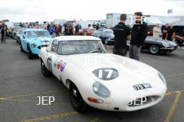 Silverstone Classic  28-30 July 2017 At the Home of British Motorsport RAC Tourist Trophy for Pre 63 GT  MILNER Chris, Jaguar E-Type  Free for editorial use only Photo credit –  JEP 