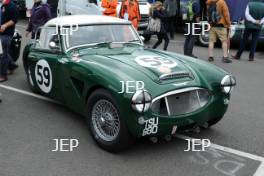 Silverstone Classic  28-30 July 2017 At the Home of British Motorsport RAC Tourist Trophy for Pre 63 GT  WORTHINGTON Tony, MIDGLEY Mark, Austin Healey 3000 MK3 Free for editorial use only Photo credit –  JEP 