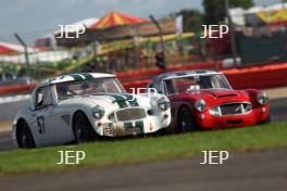 Silverstone Classic  28-30 July 2017  At the Home of British Motorsport  KNIGHT Richard, WOOLMER Richard, Austin Healey Free for editorial use only Photo credit – JEP