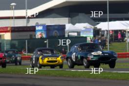 Silverstone Classic  28-30 July 2017  At the Home of British Motorsport  HALL David, O’SHEA Michael, Jaguar E-Type  Free for editorial use only Photo credit – JEP