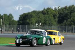 Silverstone Classic  28-30 July 2017 At the Home of British Motorsport RAC Tourist Trophy for Pre 63 GT  WORTHINGTON Tony, MIDGLEY Mark, Austin Healey 3000 MK3 Free for editorial use only Photo credit –  JEP 