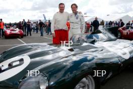 Silverstone Classic  28-30 July 2017 At the Home of British Motorsport Stirling Moss pre 61 Sports cars  EASTICK Benjamin, JONES Karl, Jaguar D-type Free for editorial use only Photo credit –  JEP 