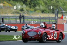 Silverstone Classic  28-30 July 2017 At the Home of British Motorsport Stirling Moss pre 61 Sports cars  HARRIS Oliver, KNIGHT Mike,  Austin-Healey 100 Free for editorial use only Photo credit –  JEP 