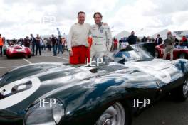 Silverstone Classic  28-30 July 2017 At the Home of British Motorsport Stirling Moss pre 61 Sports cars  EASTICK Benjamin, JONES Karl, Jaguar D-type Free for editorial use only Photo credit –  JEP 