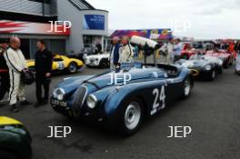 Silverstone Classic  28-30 July 2017 At the Home of British Motorsport RAC Woodcote TRophy for Pre 56 Sportscars WARD Steve, WARD Josh, Jaguar XK120 Ecurie Ecosse Free for editorial use only Photo credit –  JEP 