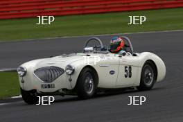 Silverstone Classic  28-30 July 2017 At the Home of British Motorsport Stirling Moss pre 61 Sports cars  MINSHAW Jason, DODD Graeme, Austin-Healey 100 Le Mans Free for editorial use only Photo credit –  JEP 