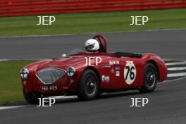 Silverstone Classic  28-30 July 2017 At the Home of British Motorsport Stirling Moss pre 61 Sports cars  HARRIS Oliver, KNIGHT Mike,  Austin-Healey 100 Free for editorial use only Photo credit –  JEP 