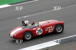 Silverstone Classic  28-30 July 2017 At the Home of British Motorsport RAC Woodcote TRophy for Pre 56 Sportscars ABECASSIS Jonathan, Austin-Healey 100/4  Free for editorial use only Photo credit –  JEP 