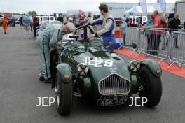 Silverstone Classic  28-30 July 2017 At the Home of British Motorsport RAC Woodcote TRophy for Pre 56 Sportscars  LLEWELLYN Tim, LLEWELLYN Oliver, Allard J2  Free for editorial use only Photo credit –  JEP 