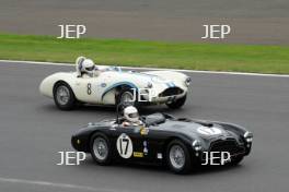 Silverstone Classic  28-30 July 2017 At the Home of British Motorsport RAC Woodcote TRophy for Pre 56 Sportscars MELLING Martin, HALL Rob,  Aston Martin DB3  Free for editorial use only Photo credit –  JEP 