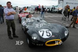 Silverstone Classic  28-30 July 2017 At the Home of British Motorsport RAC Woodcote TRophy for Pre 56 Sportscars MAHAPATRA Timothy,  STANLEY Harvey,  Jaguar D-Type Free for editorial use only Photo credit –  JEP 