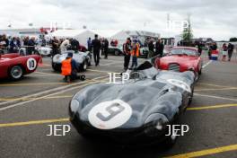 Silverstone Classic  28-30 July 2017 At the Home of British Motorsport Stirling Moss pre 61 Sports cars  EASTICK Benjamin, JONES Karl, Jaguar D-type Free for editorial use only Photo credit –  JEP 